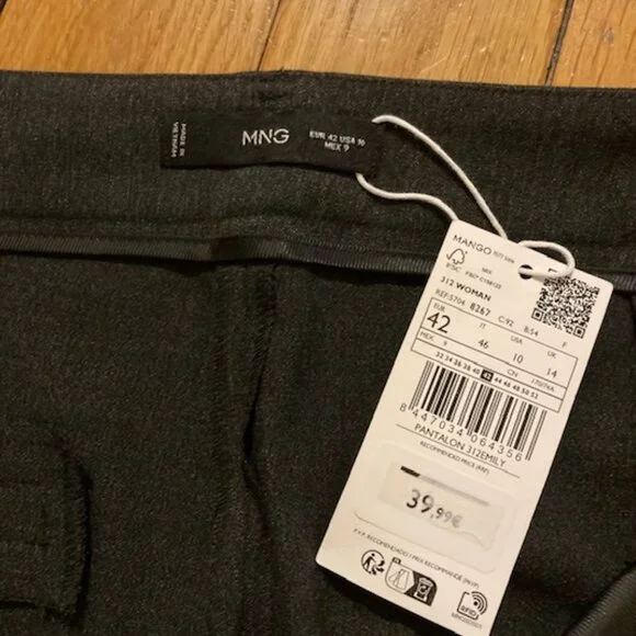 Mango Gray Bootcut Pants - Picture 4 of 6